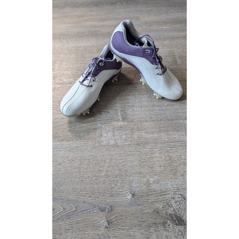 FootJoy Women's DNA Golf Shoes 94822 White Purple - Size 6.5